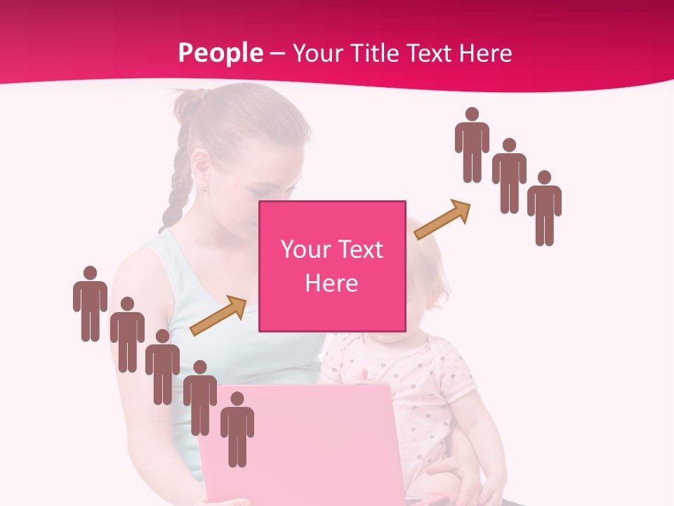 Girl Female Learning PowerPoint Template