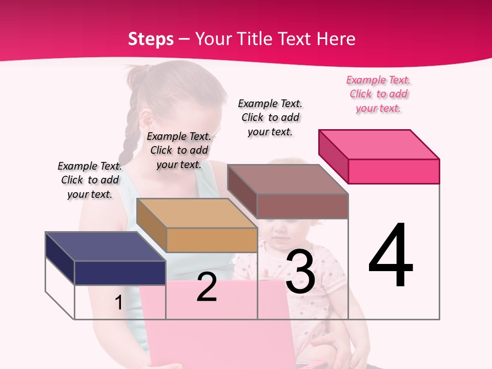Girl Female Learning PowerPoint Template