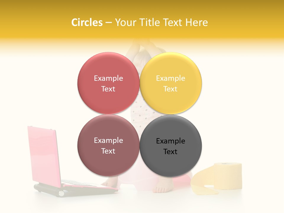 Sweet Innocence Sanitary PowerPoint Template