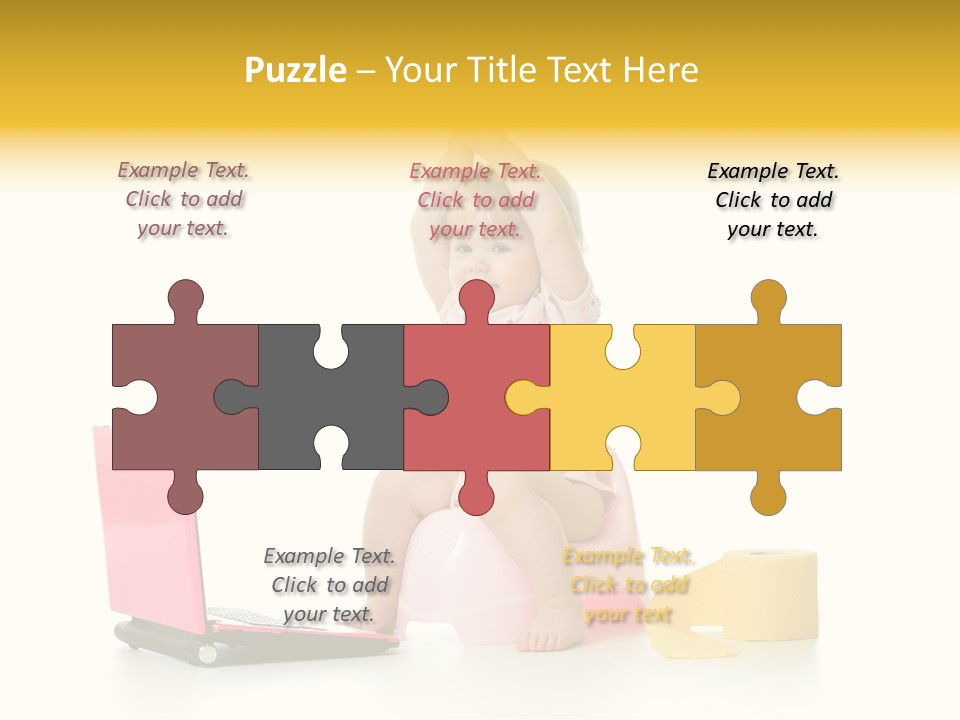 Sweet Innocence Sanitary PowerPoint Template