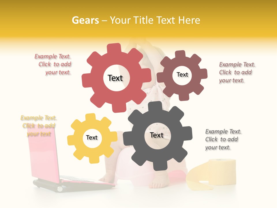 Sweet Innocence Sanitary PowerPoint Template