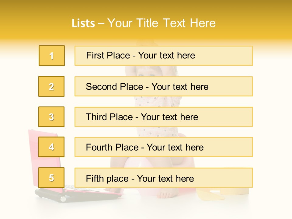 Sweet Innocence Sanitary PowerPoint Template
