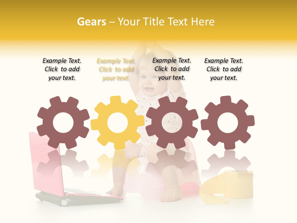 Sweet Innocence Sanitary PowerPoint Template