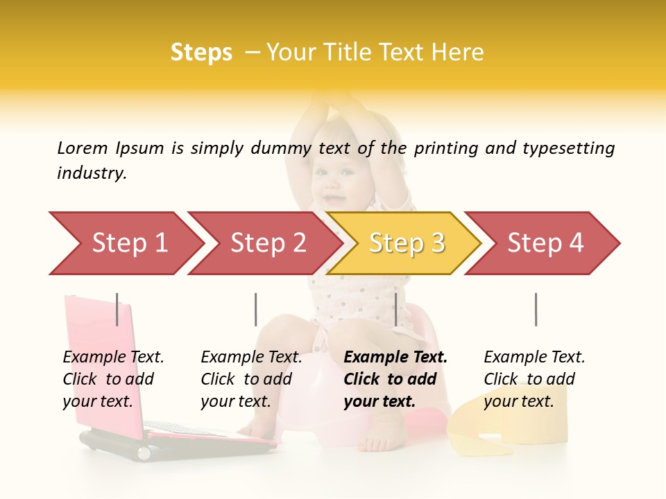 Sweet Innocence Sanitary PowerPoint Template