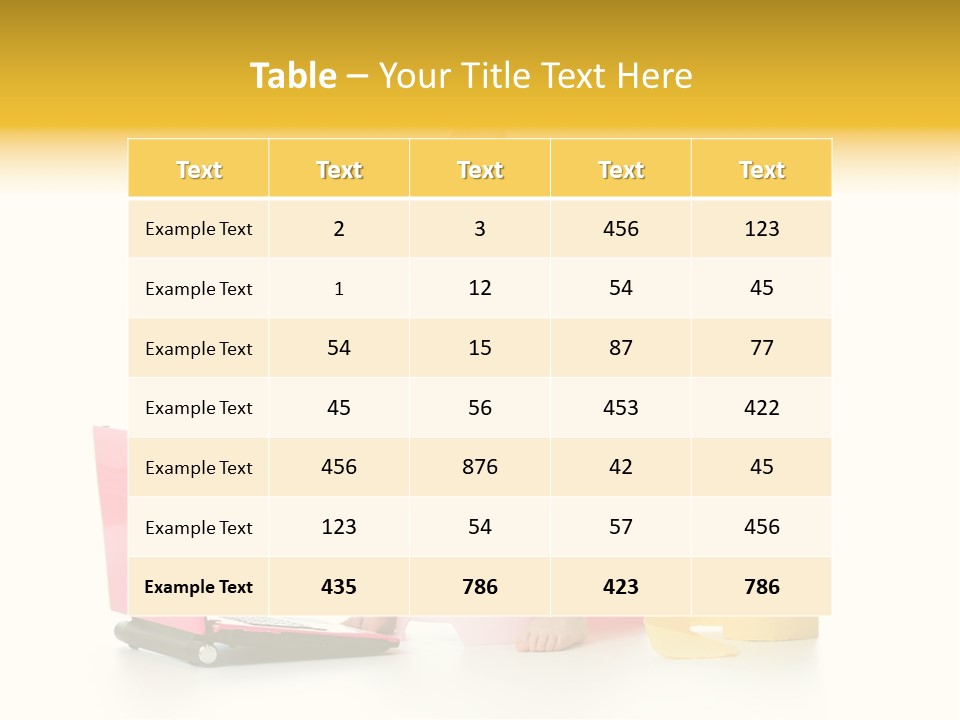 Sweet Innocence Sanitary PowerPoint Template