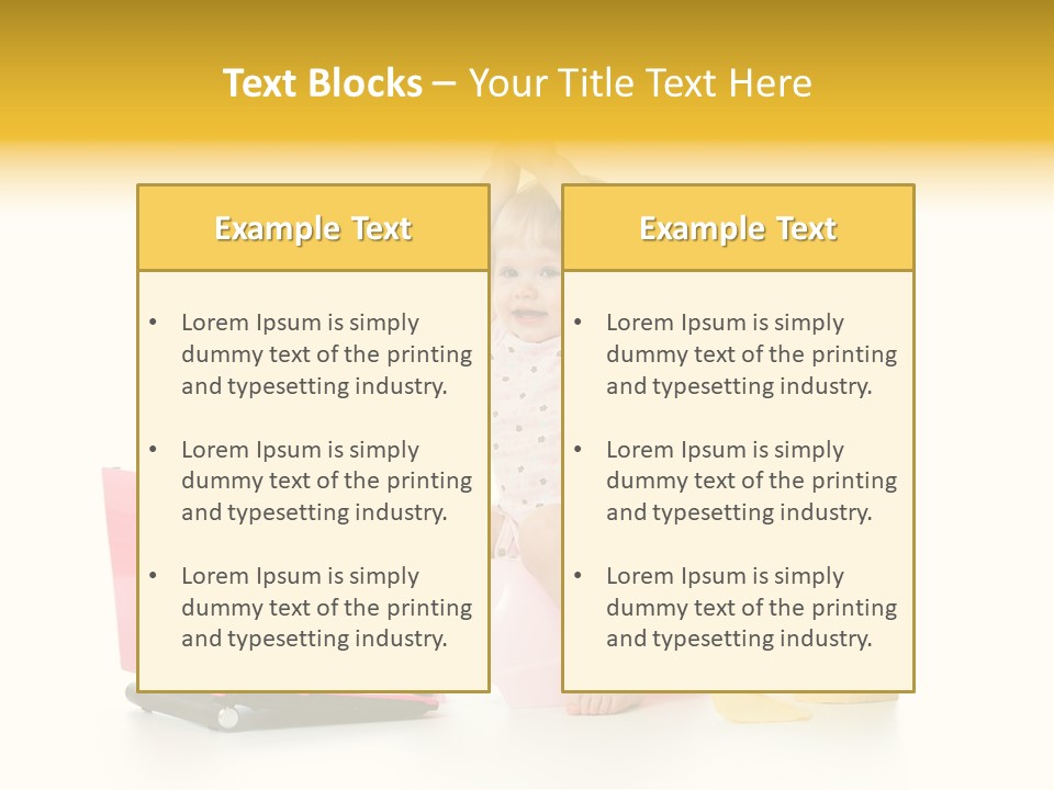 Sweet Innocence Sanitary PowerPoint Template