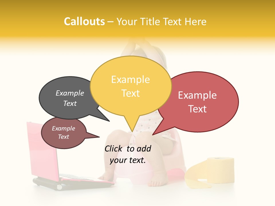 Sweet Innocence Sanitary PowerPoint Template