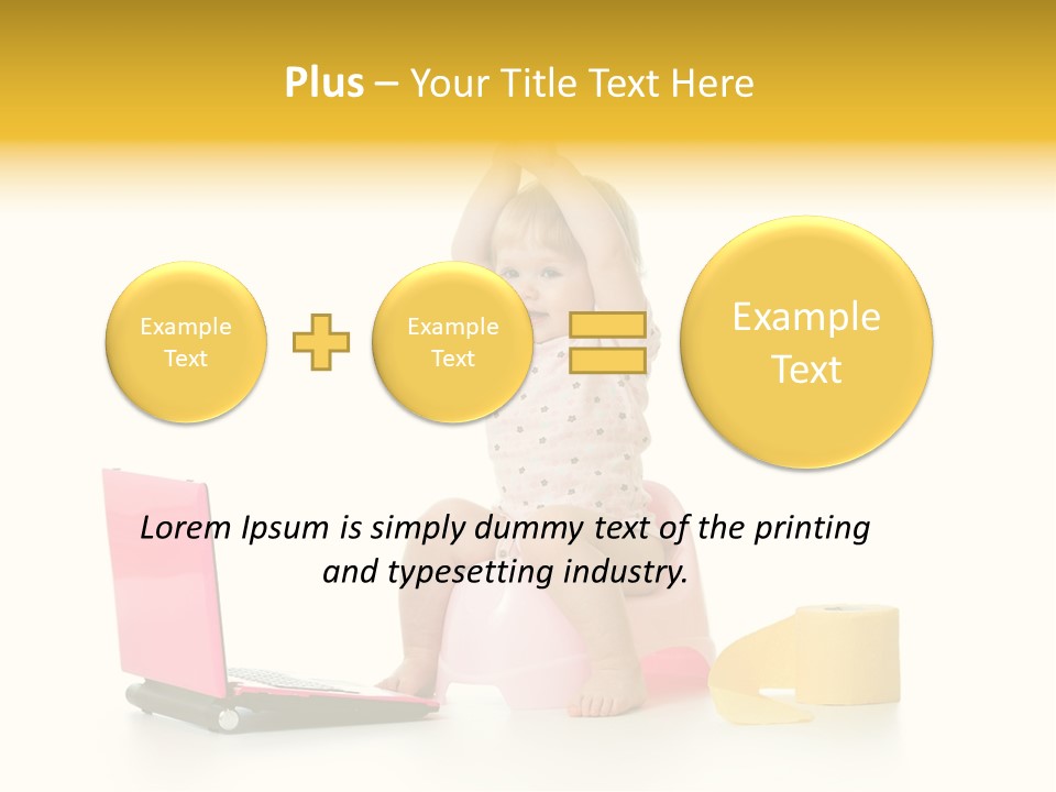 Sweet Innocence Sanitary PowerPoint Template