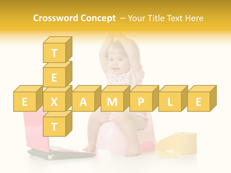 Sweet Innocence Sanitary PowerPoint Template