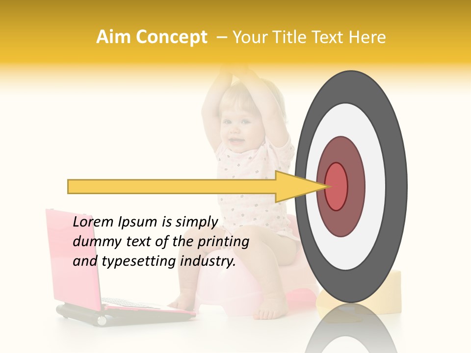 Sweet Innocence Sanitary PowerPoint Template