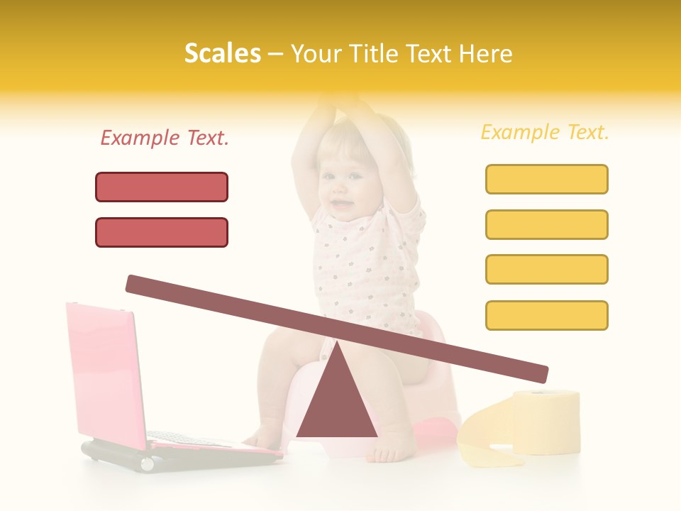 Sweet Innocence Sanitary PowerPoint Template