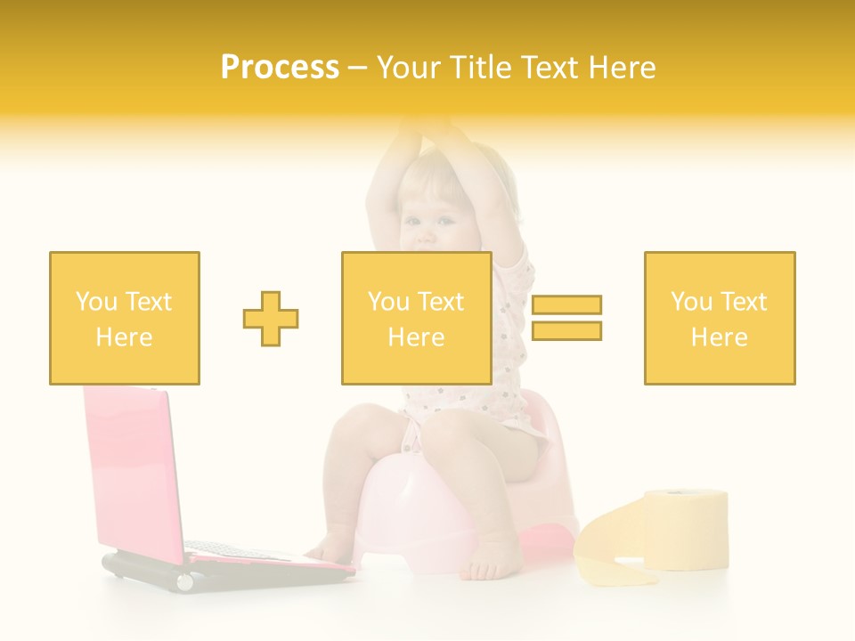 Sweet Innocence Sanitary PowerPoint Template