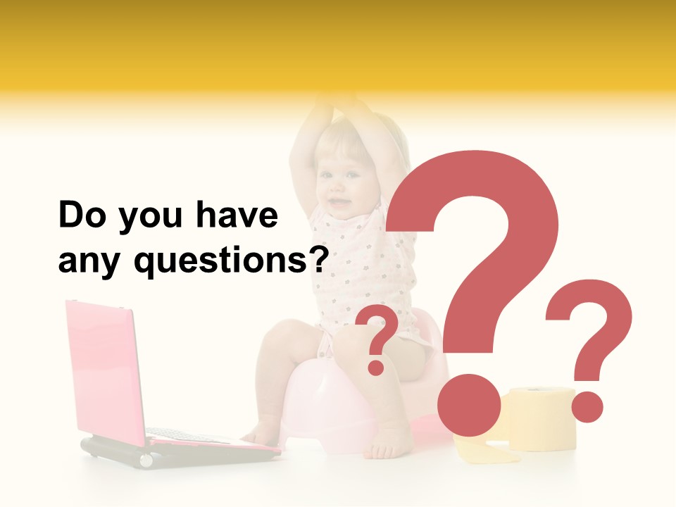 Sweet Innocence Sanitary PowerPoint Template