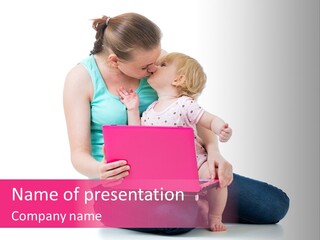 Relation Pretty Girl PowerPoint Template