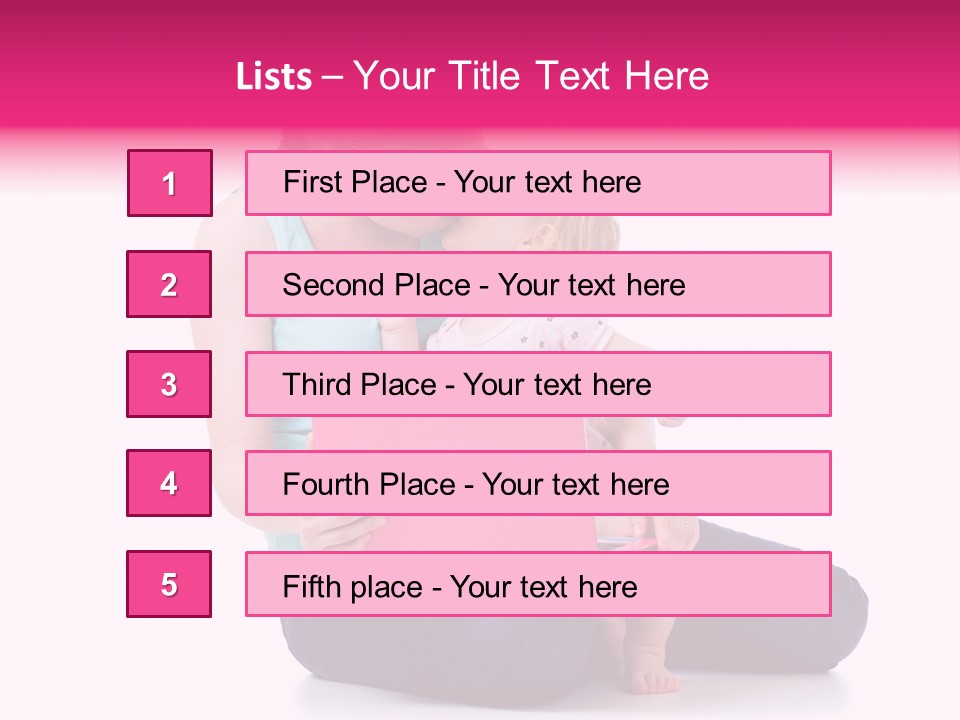 Relation Pretty Girl PowerPoint Template