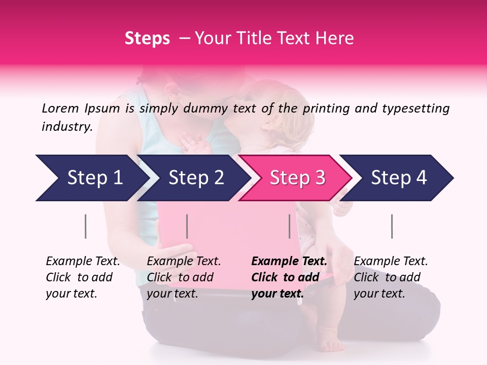 Relation Pretty Girl PowerPoint Template