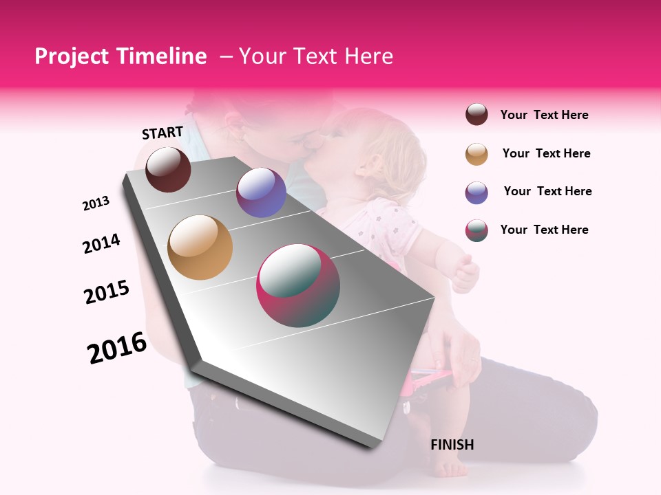 Relation Pretty Girl PowerPoint Template