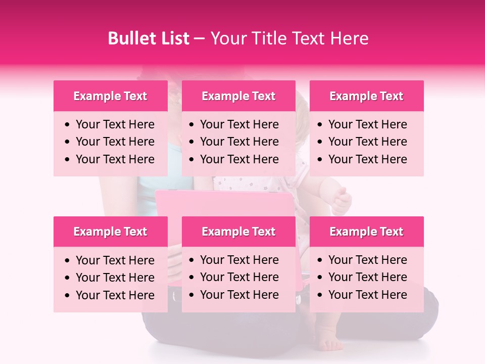 Relation Pretty Girl PowerPoint Template