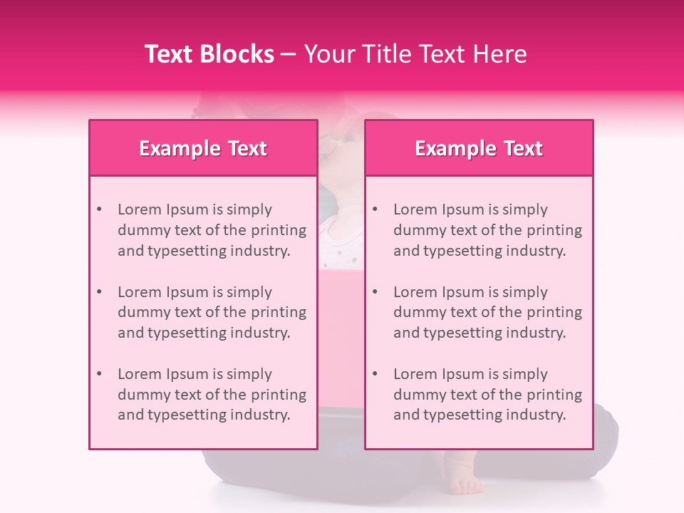Relation Pretty Girl PowerPoint Template