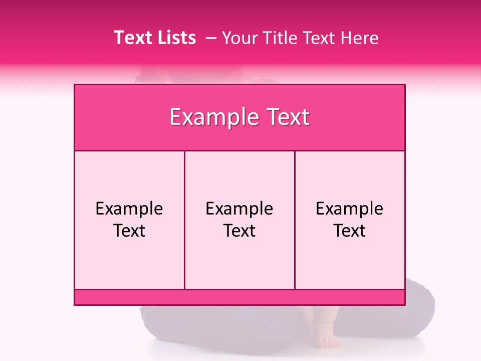 Relation Pretty Girl PowerPoint Template