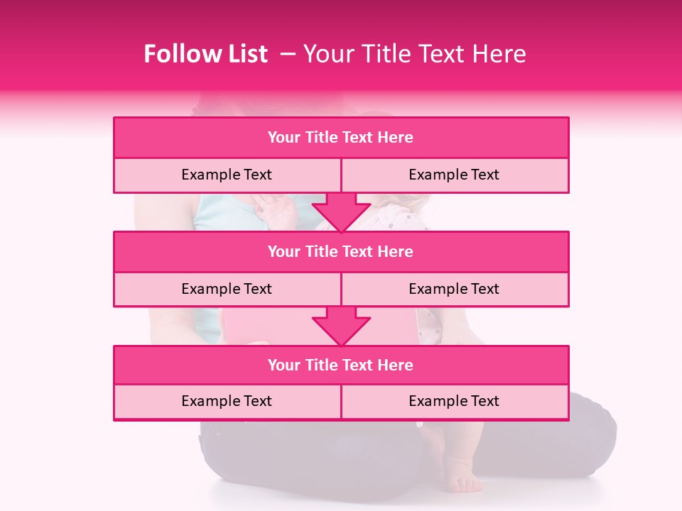 Relation Pretty Girl PowerPoint Template