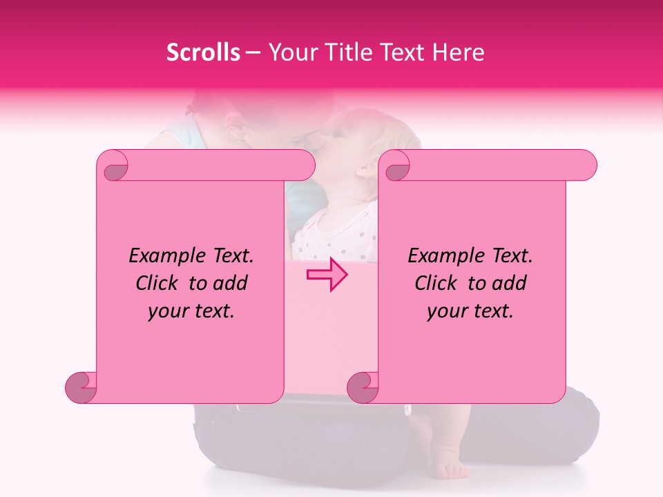 Relation Pretty Girl PowerPoint Template