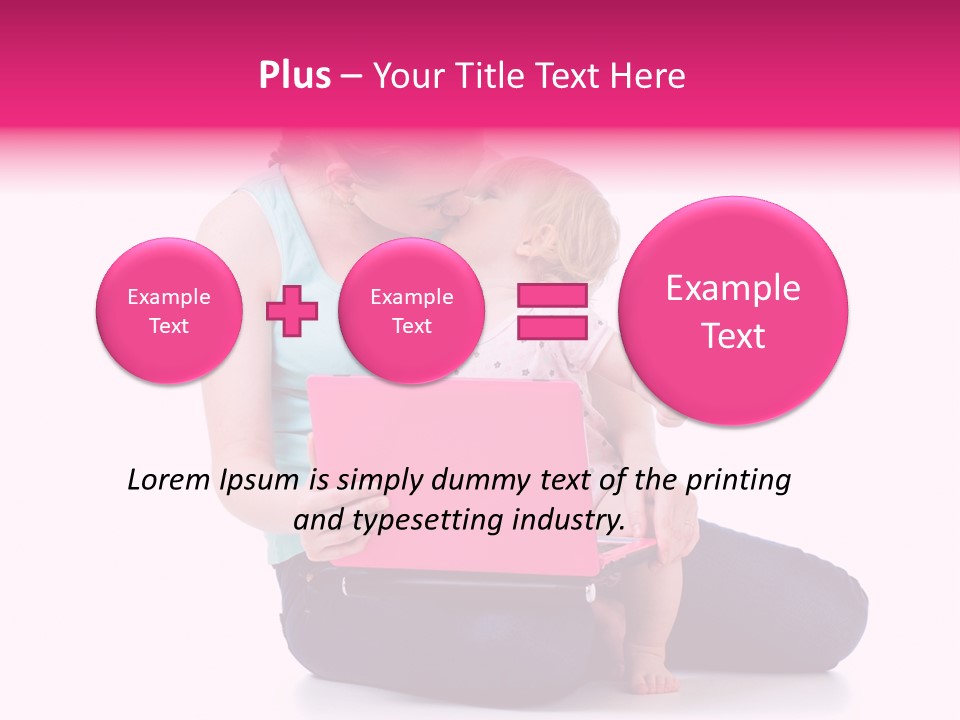 Relation Pretty Girl PowerPoint Template