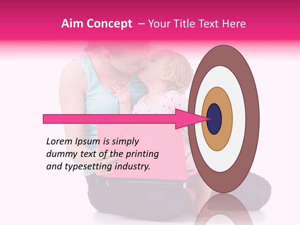 Relation Pretty Girl PowerPoint Template