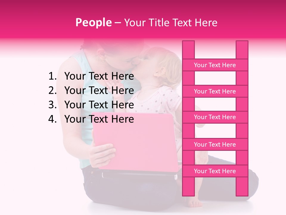 Relation Pretty Girl PowerPoint Template