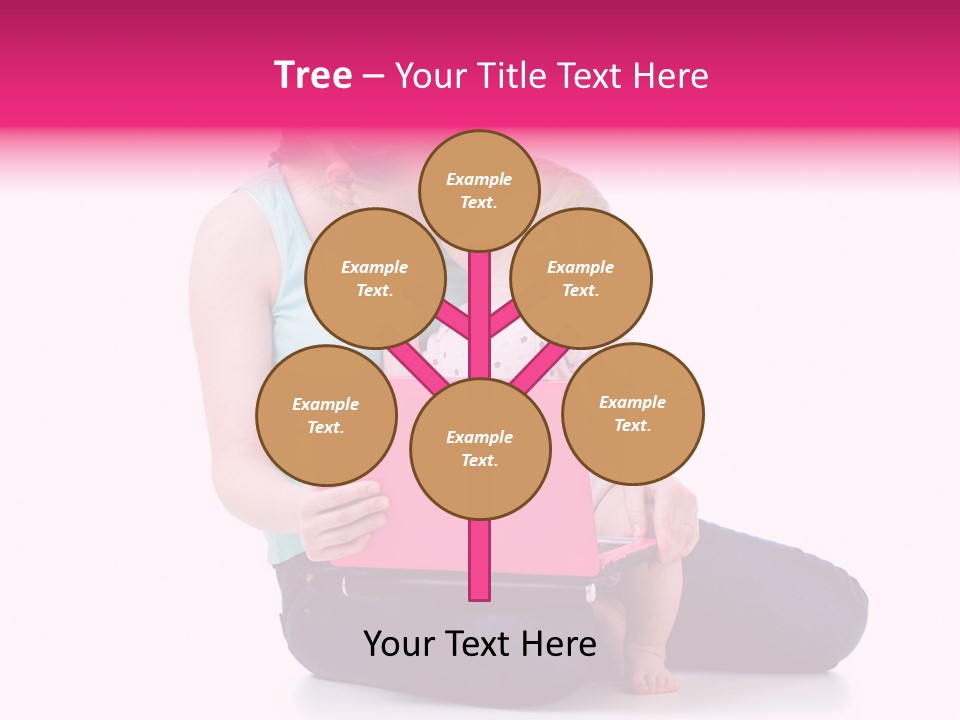 Relation Pretty Girl PowerPoint Template