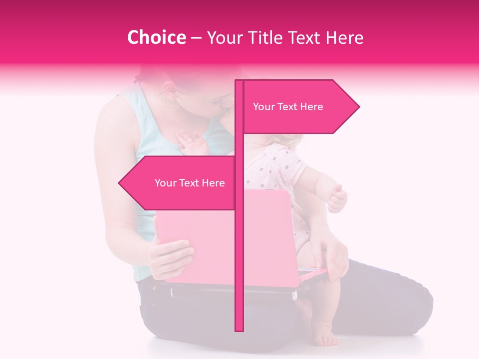 Relation Pretty Girl PowerPoint Template