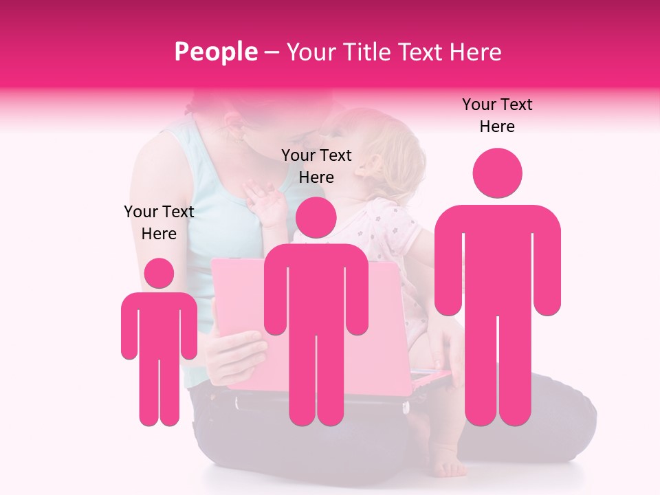 Relation Pretty Girl PowerPoint Template