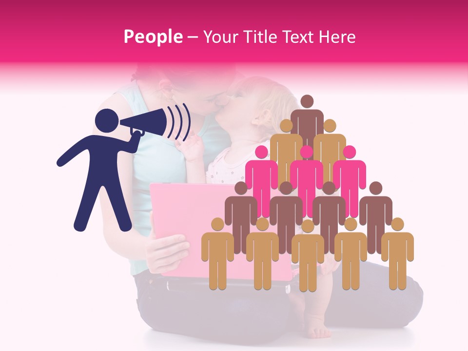 Relation Pretty Girl PowerPoint Template