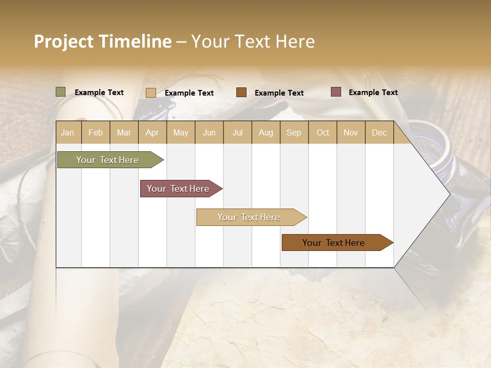 Paper Nobility Scribe PowerPoint Template