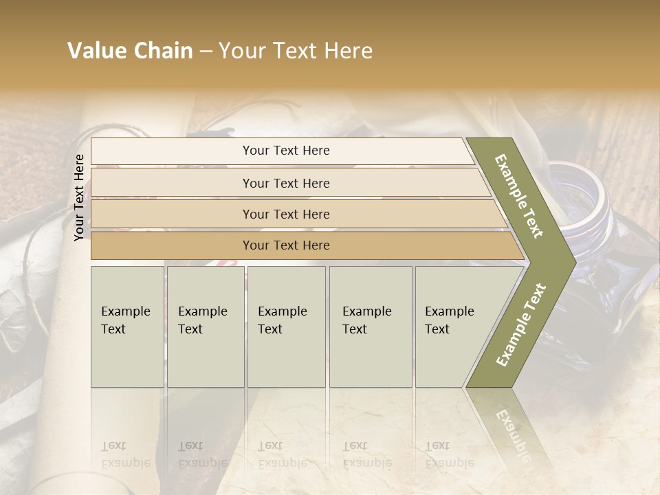Paper Nobility Scribe PowerPoint Template