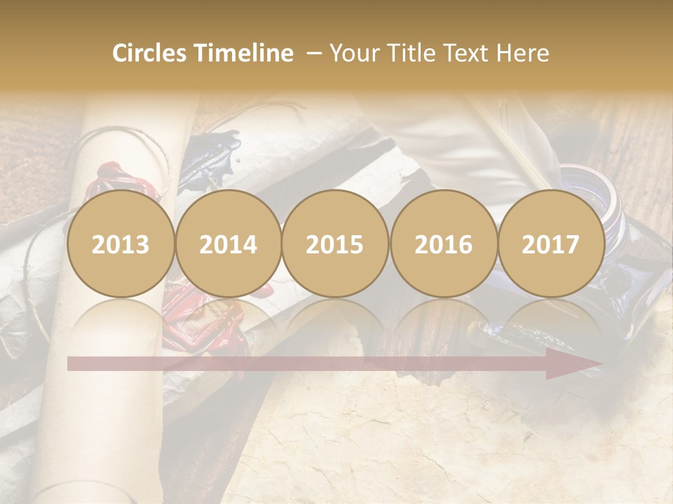 Paper Nobility Scribe PowerPoint Template