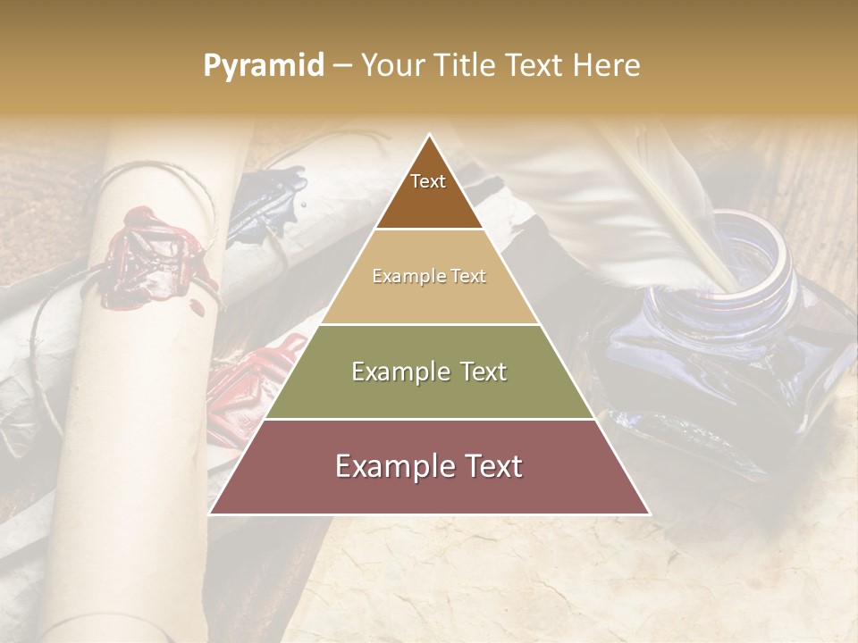 Paper Nobility Scribe PowerPoint Template