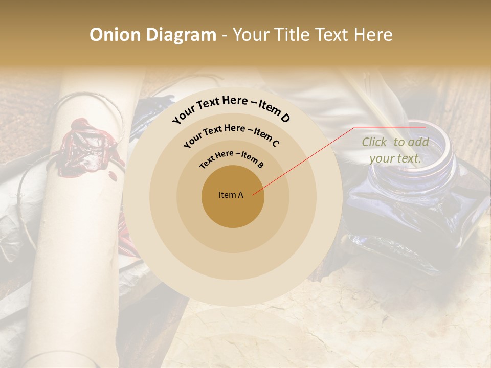 Paper Nobility Scribe PowerPoint Template