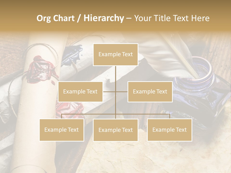 Paper Nobility Scribe PowerPoint Template