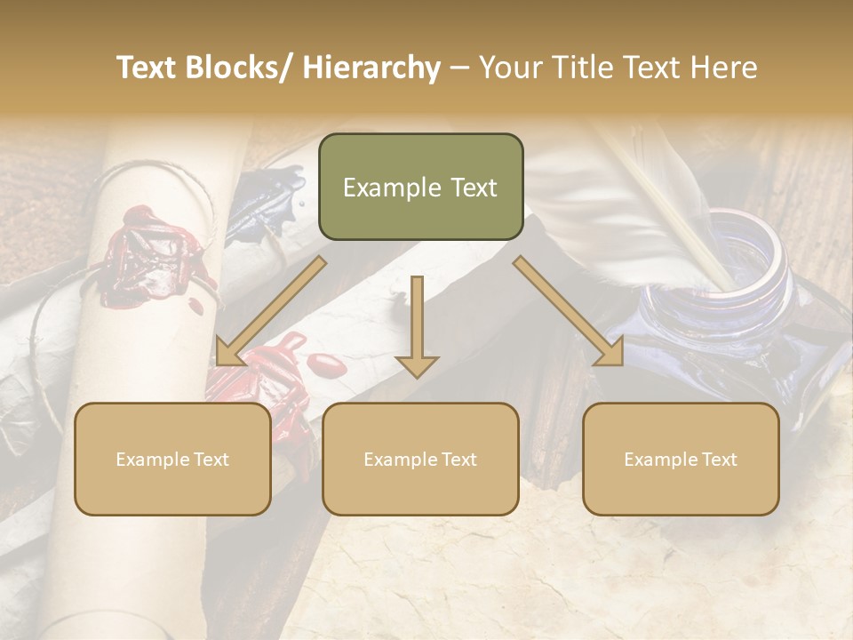 Paper Nobility Scribe PowerPoint Template
