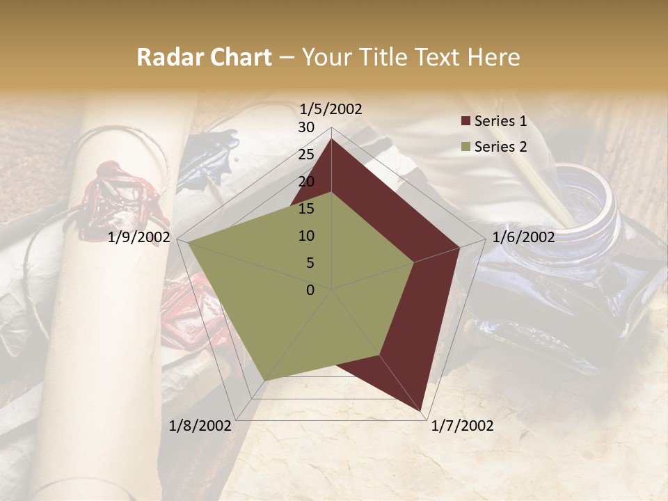 Paper Nobility Scribe PowerPoint Template