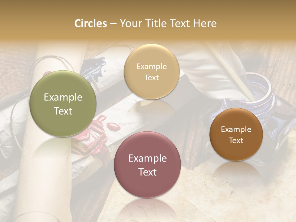Paper Nobility Scribe PowerPoint Template