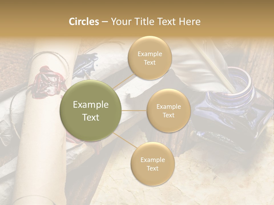 Paper Nobility Scribe PowerPoint Template