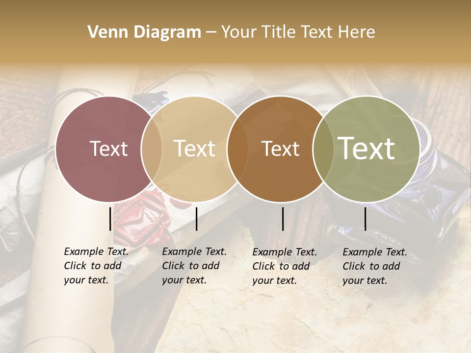 Paper Nobility Scribe PowerPoint Template