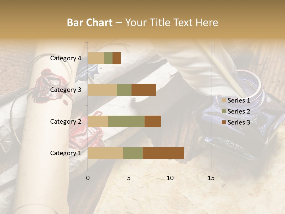 Paper Nobility Scribe PowerPoint Template