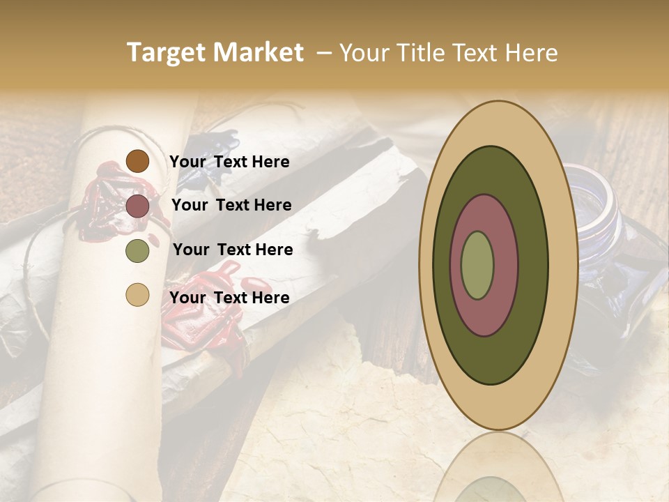 Paper Nobility Scribe PowerPoint Template