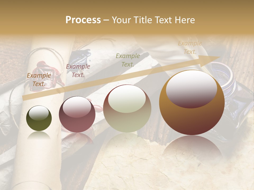 Paper Nobility Scribe PowerPoint Template