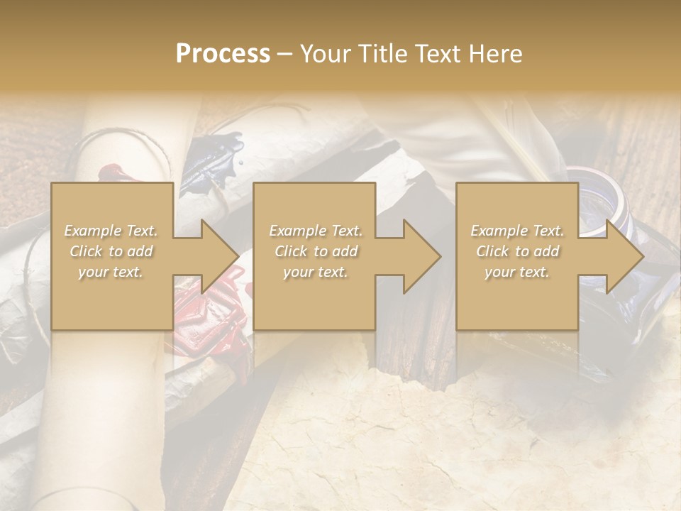 Paper Nobility Scribe PowerPoint Template