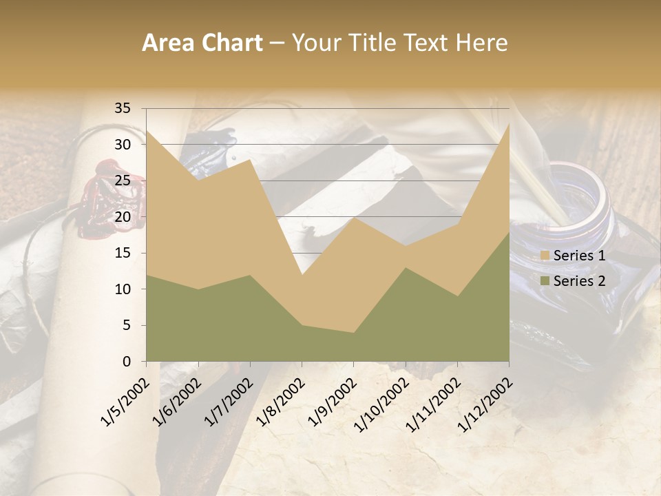 Paper Nobility Scribe PowerPoint Template