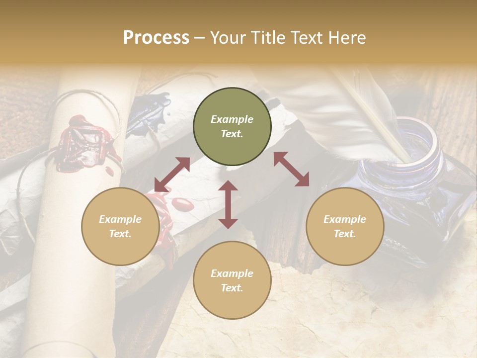 Paper Nobility Scribe PowerPoint Template